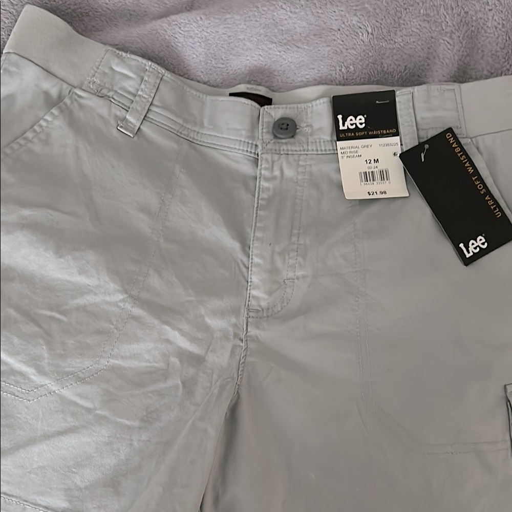Lee Soft Gray Relaxed Pants